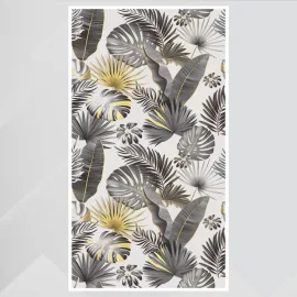 600x1200 DECOR RUBY GOLD FLOWER SURFACE Porcelain Tile
