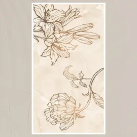 600x1200 DECOR CHIC FLOWER SURFACE Porcelain Tile