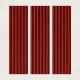 Porcelain Tile 75x300 FRENDI VERMILION