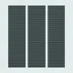Porcelain Tile 75x300 RIBBED DARK GREY