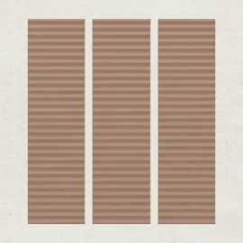 Porcelain Tile 75x300 RIBBED PEWTER
