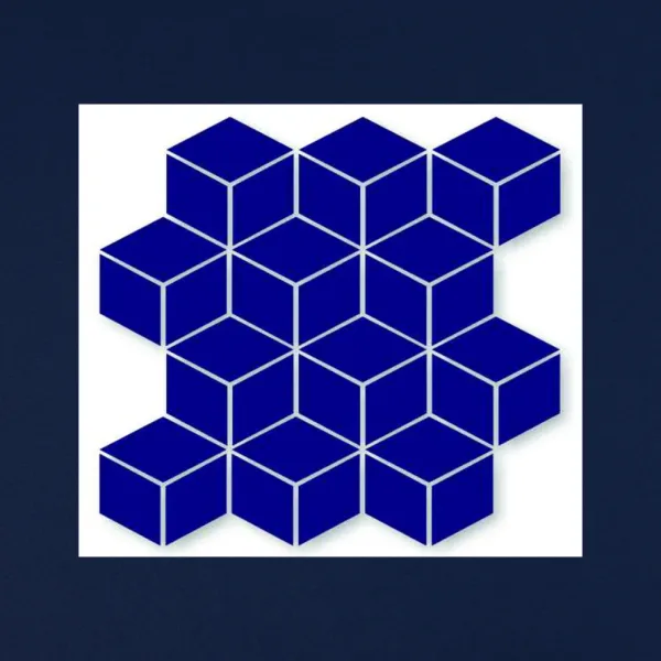 300x300 3D_RHOMBUS_G3D01 Porcelain Tile