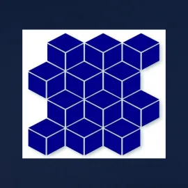 300x300 3D_RHOMBUS_G3D01 Porcelain Tile