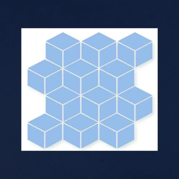 300x300 3D_RHOMBUS_G3D08 Porcelain Tile