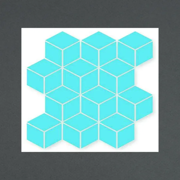 Porcelain Tile 300x300 3D_RHOMBUS_M3D10