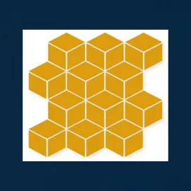 300x300 3D_RHOMBUS_M3D33 Porcelain Tile