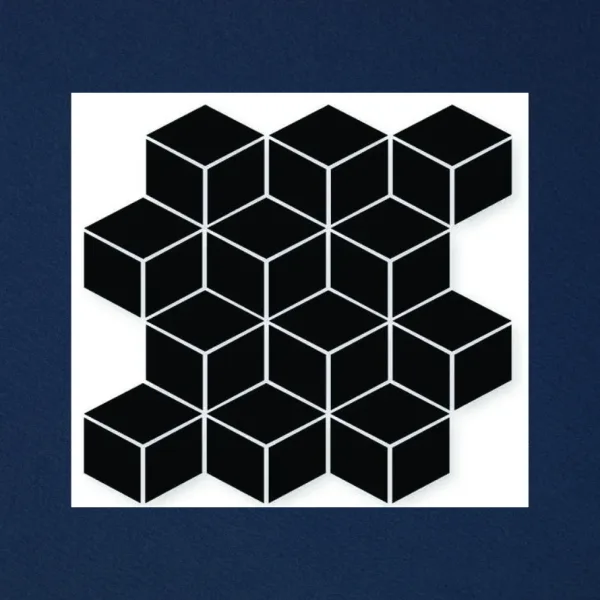 Porcelain Tile 300x300 3D_RHOMBUS_M3D49