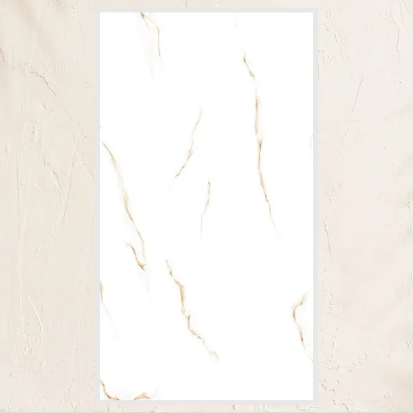 600x1200 7022-STATUARIO-GOLD Porcelain Tile