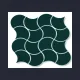 Porcelain Tile 300x300 Fish_Scale_G3413(WAVES)