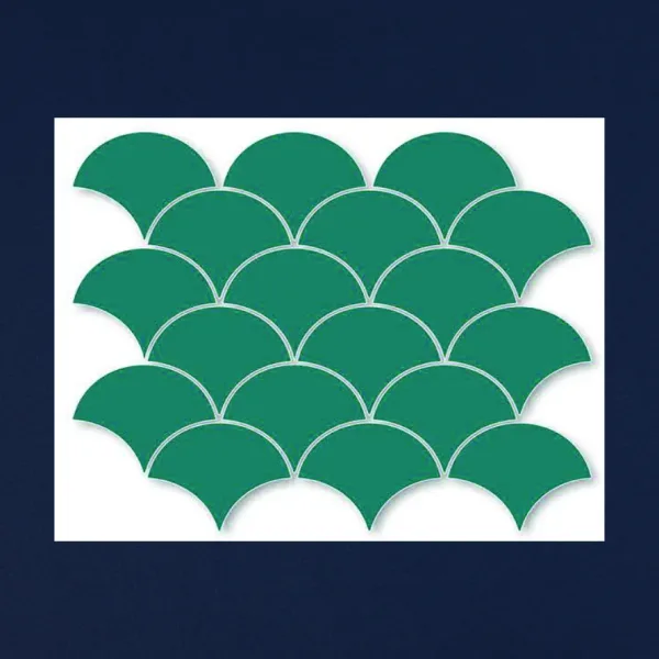 Porcelain Tile 300x300 Fish_Scale_M3413