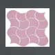 Porcelain Tile 300x300 Fish_Scale_M3468(WAVES)