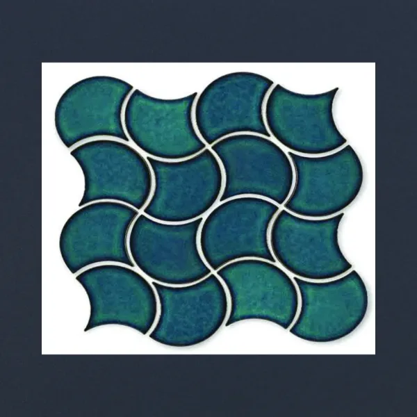 Porcelain Tile 300x300 Fish_Scale_VR3401(WAVES)