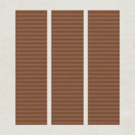 75x300 RIBBED_BRICK_RED Porcelain Tile