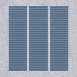 75x300 RIBBED_COBALT_BLUE Porcelain Tile