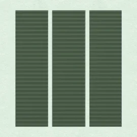 75x300 RIBBED_DARK_GREEN Porcelain Tile