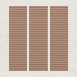 75x300 RIBBED_PEWTER Porcelain Tile