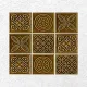 Porcelain Tile 300x300 Square_Mix_Decore_Series_Brown