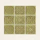 300x300 Square_Mix_Decore_Series_Coffee Porcelain Tile