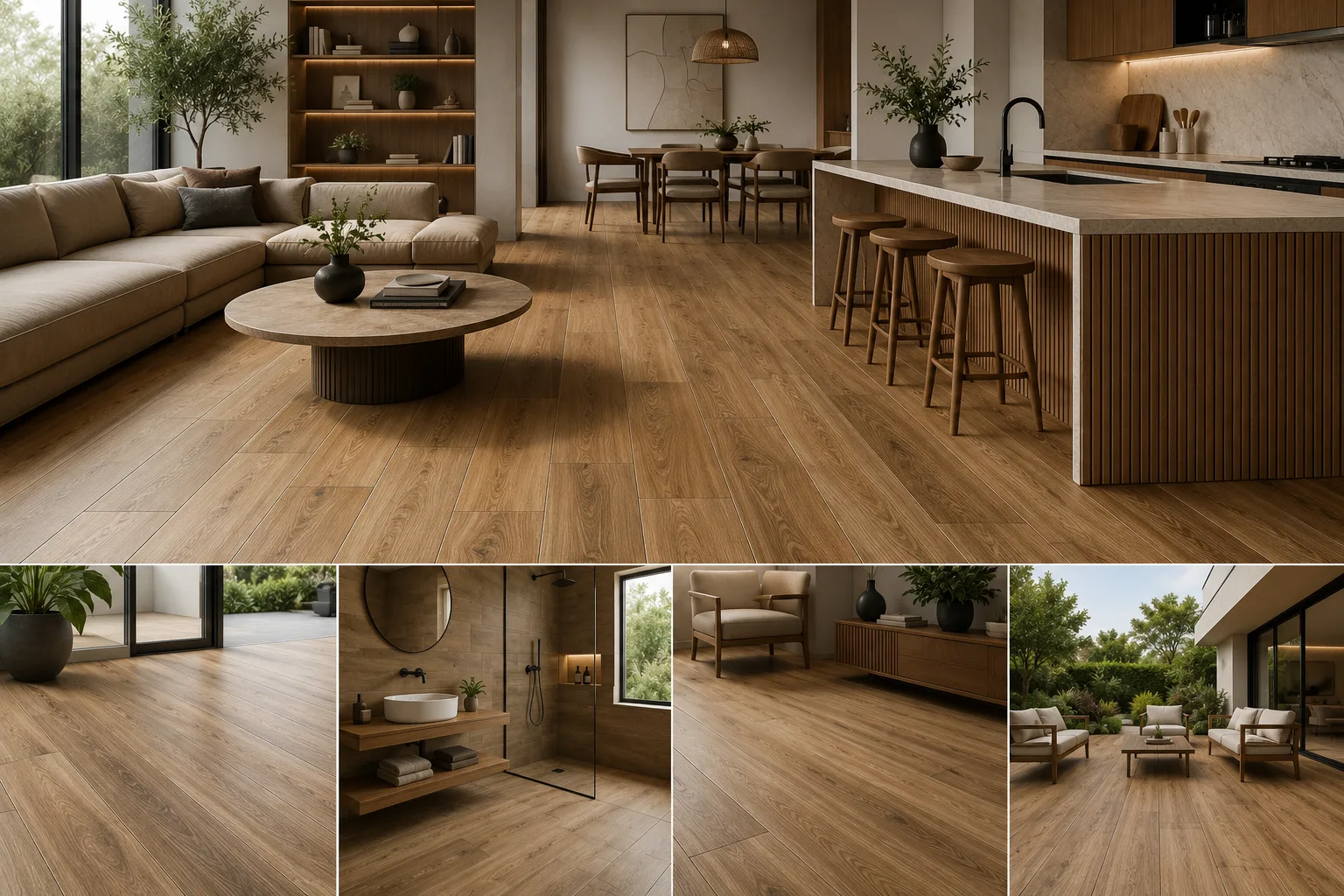 Wood Look Porcelain Tiles: The Perfect Alternative to Natural Wood