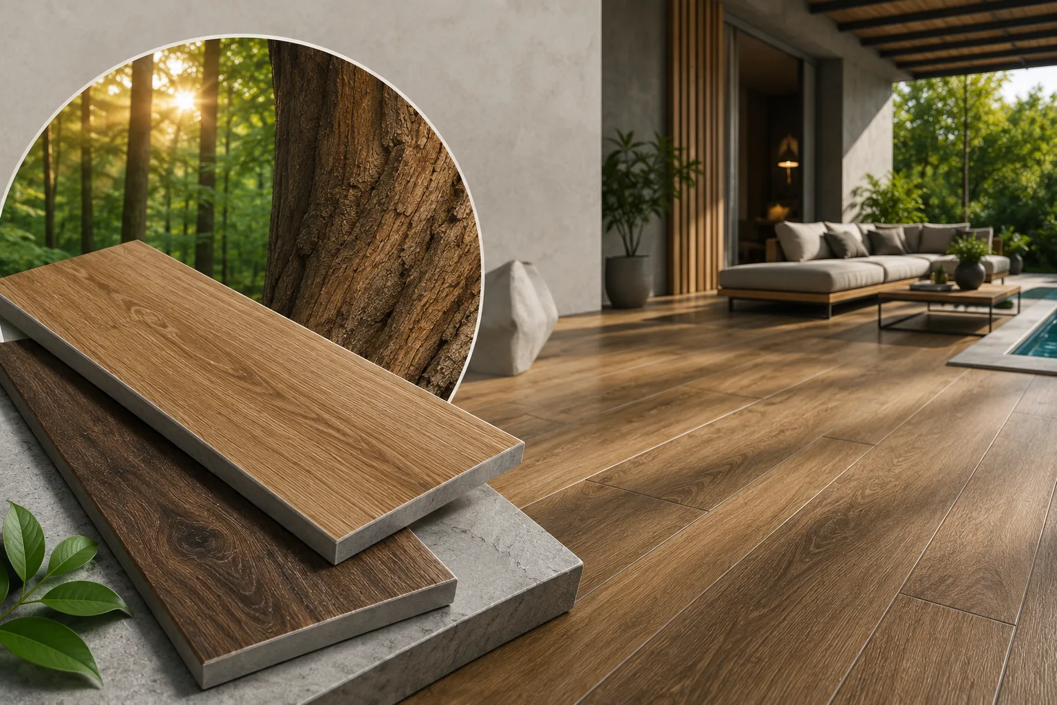 Timeless Beauty of Wood-Look Porcelain Tiles