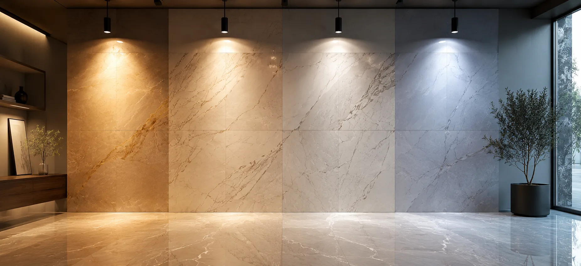 How Lighting Changes the Appearance of Tiles