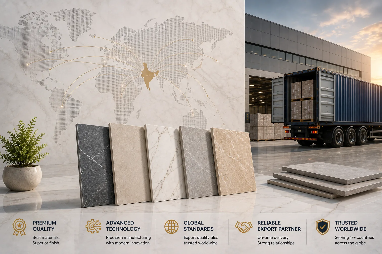Why Probity Ceramic Is the Best Tile Manufacturer and Exporter from India
