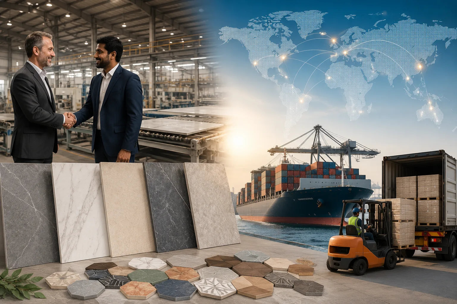 Why Global Distributors Choose Indian Tile Manufacturers