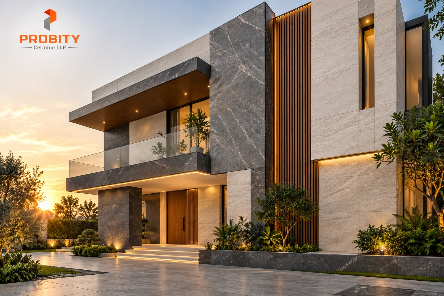 Elevation Tiles for Modern House Exteriors
