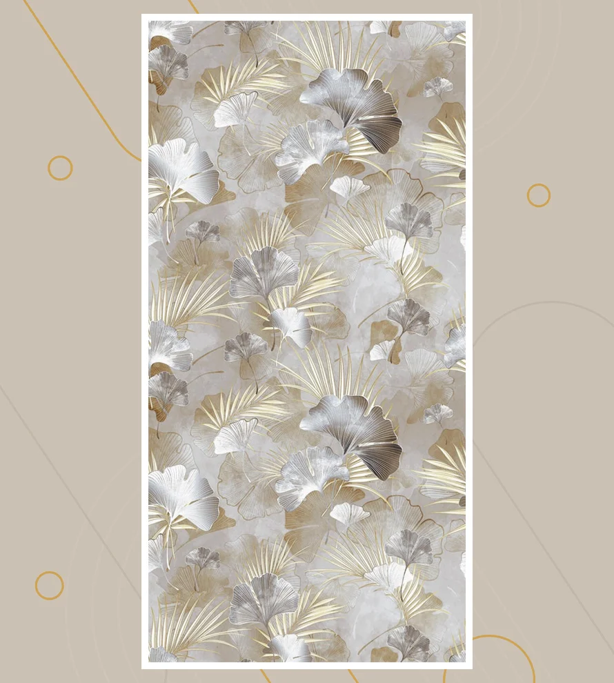 Porcelain Tile 600x1200 DECOR GINKGO FLOWER SURFACE