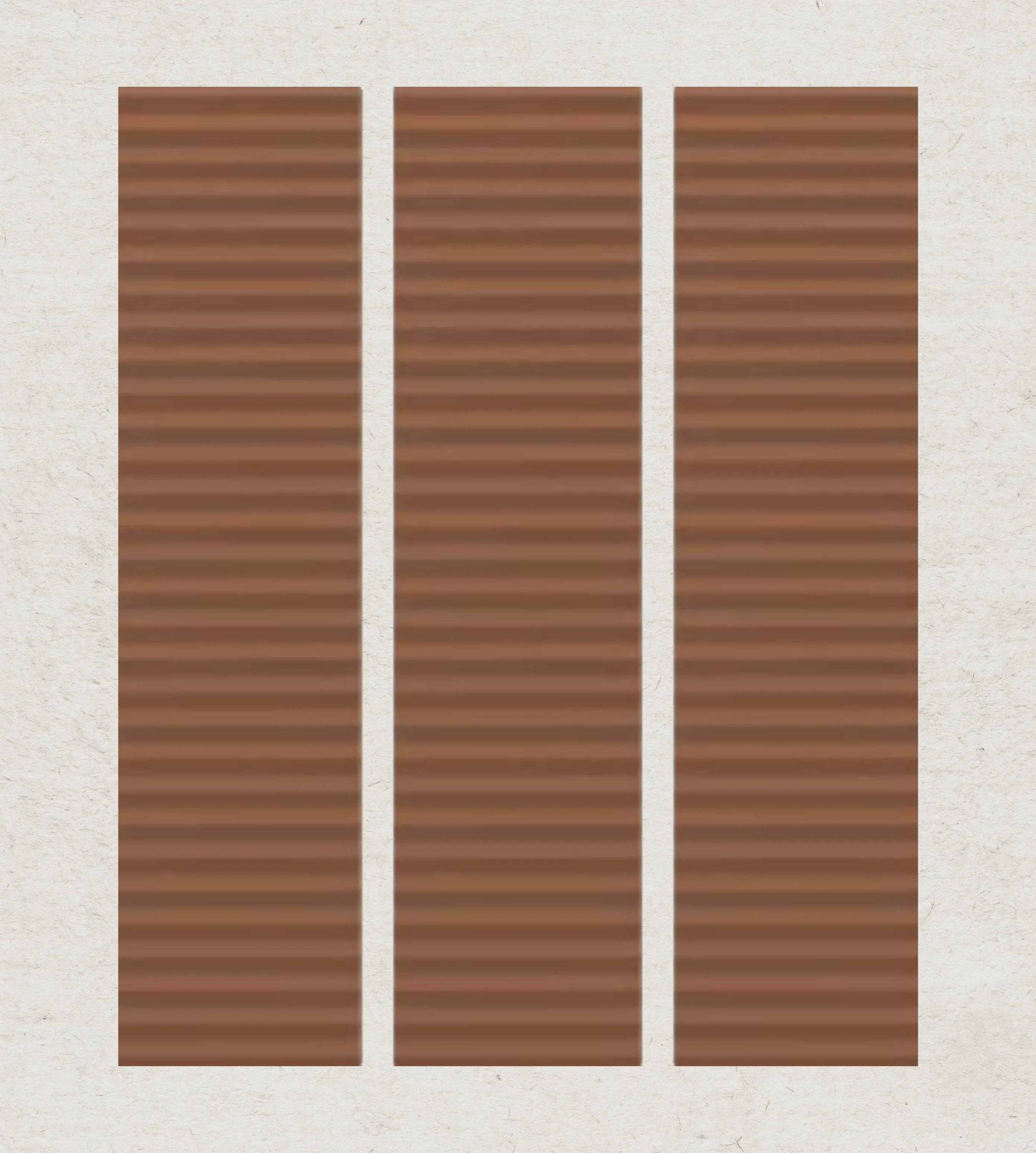 Porcelain Tile 75x300 RIBBED BRICK RED