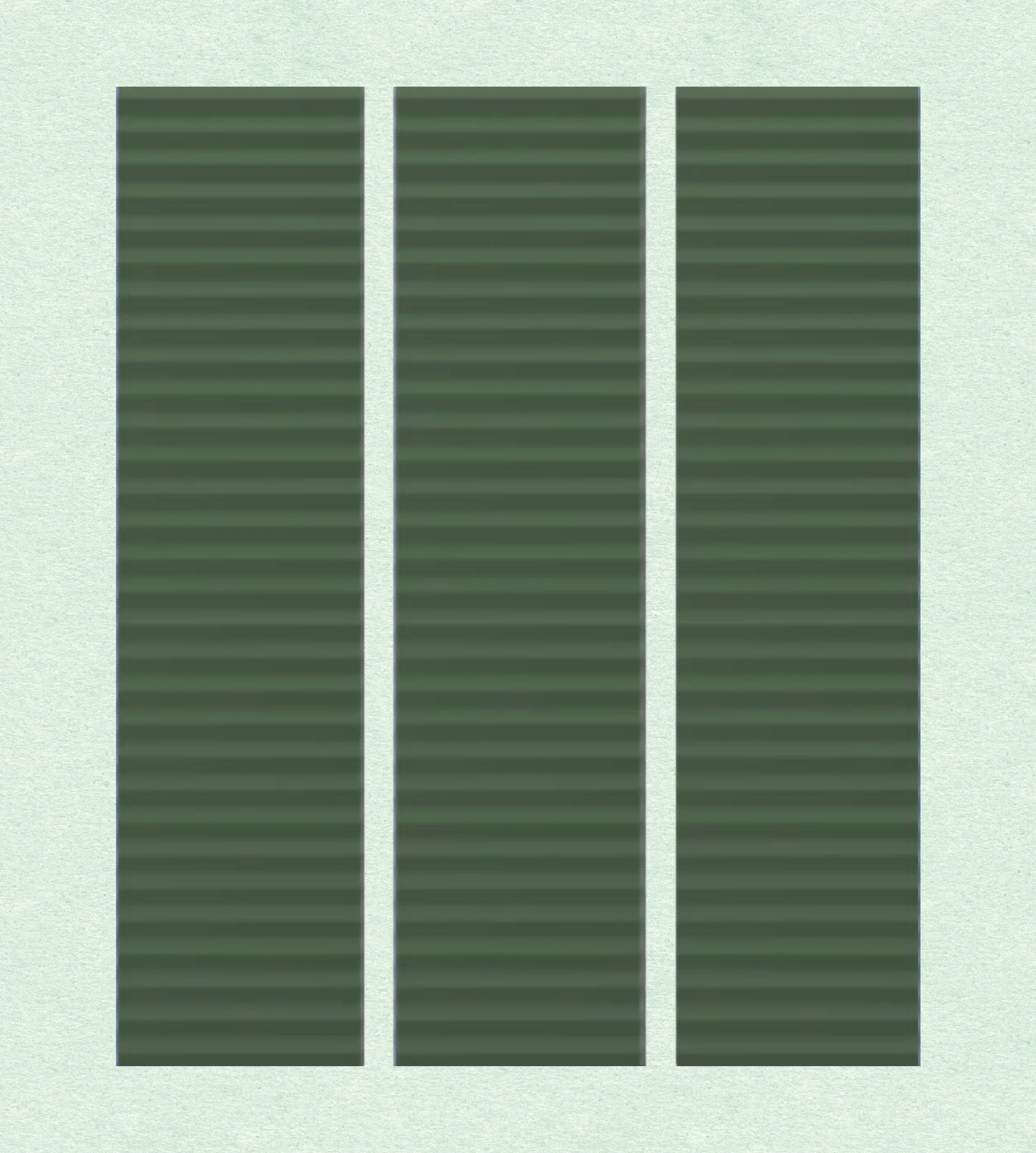 75x300 RIBBED_DARK_GREEN Porcelain Tile