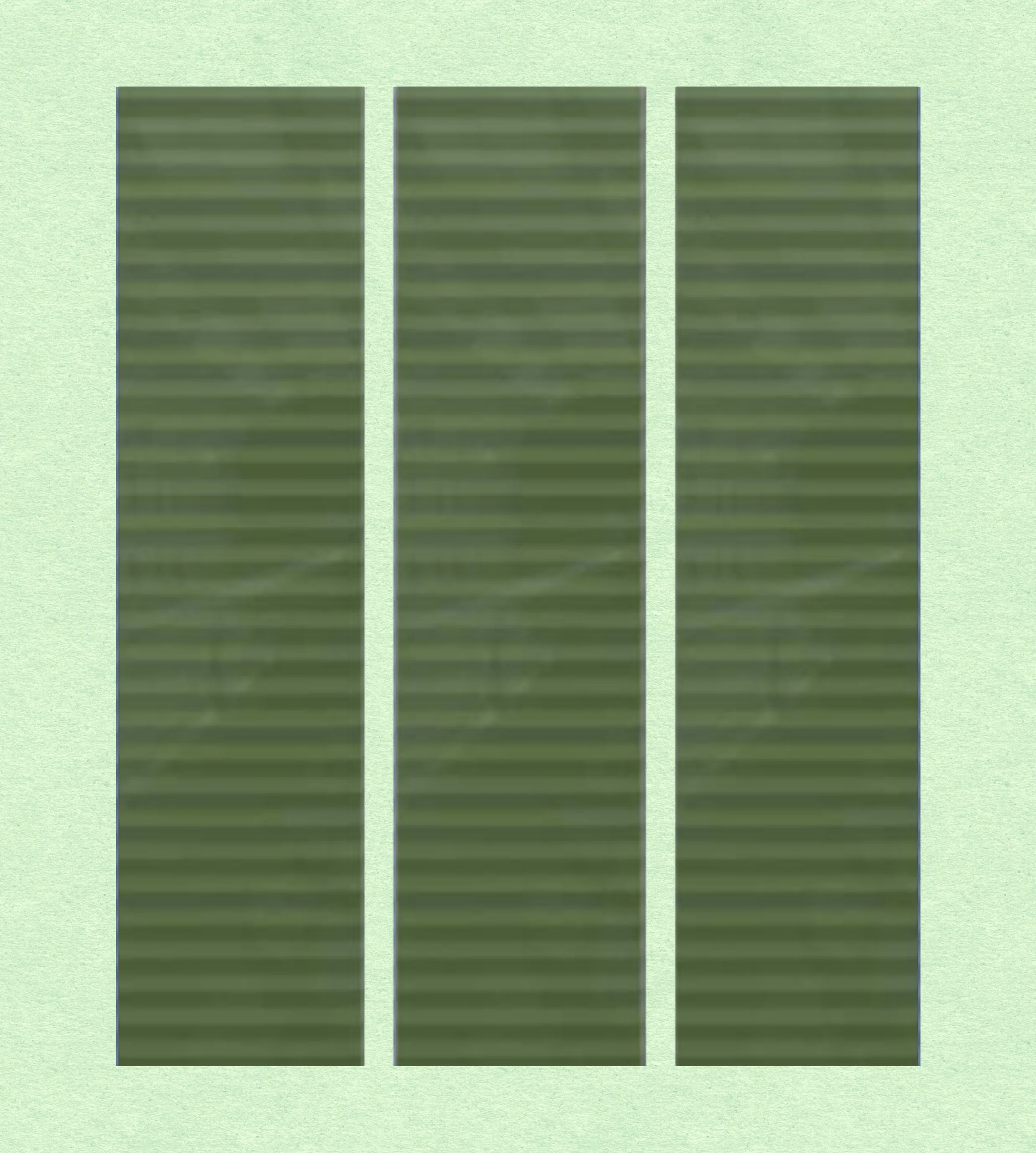 75x300 RIBBED_PICKLE_GREEN Porcelain Tile