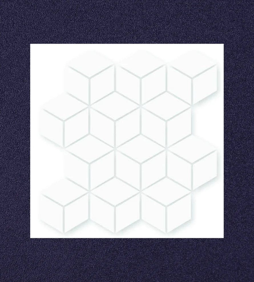 Porcelain Tile 300x300 3D_RHOMBUS_G3D51
