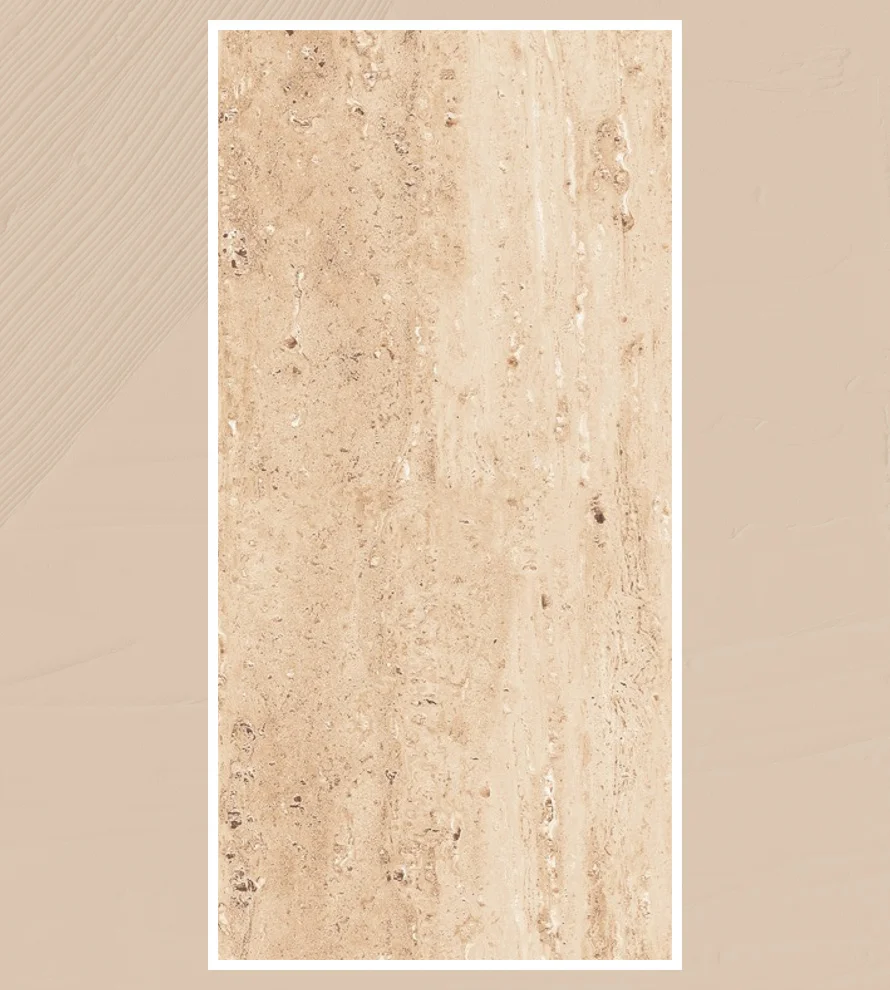 Porcelain Tile 600x1200 8034 Traventine Beige
