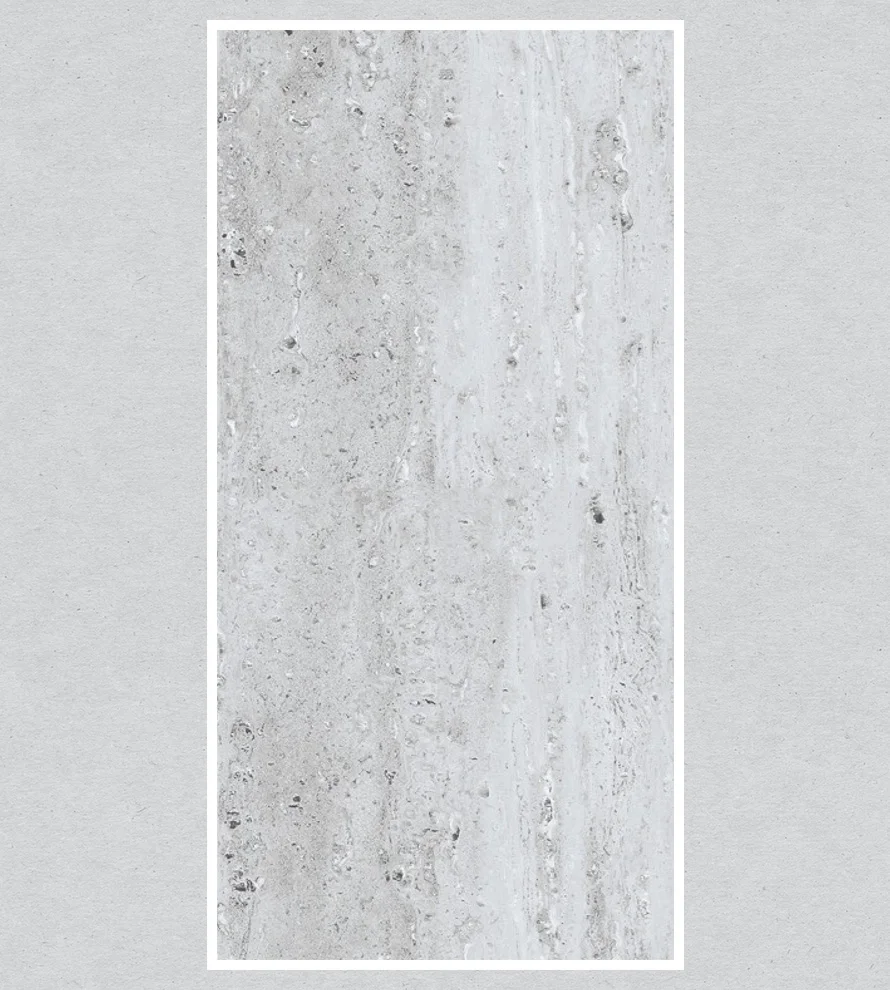 Porcelain Tile 600x1200 8035 Traventine Grey